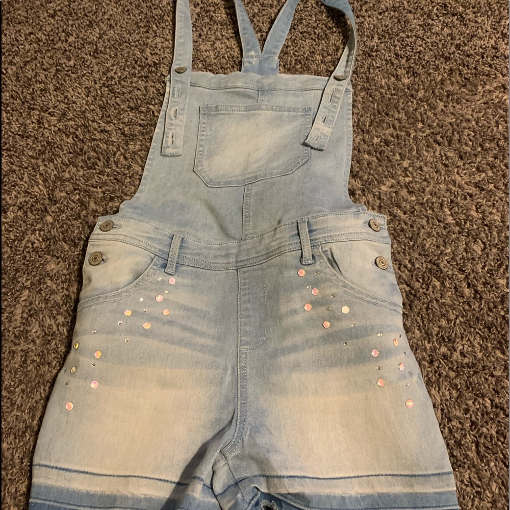 Blue overalls